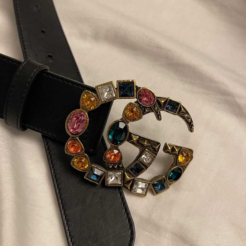 Authentic Gucci GG belt 95